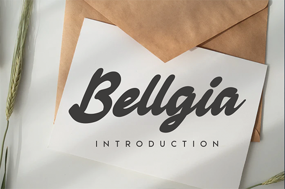 Bellgia: A Font That Speaks with Grace