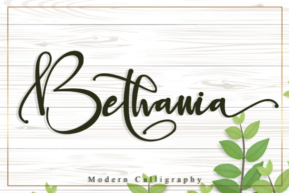 Bethania: The Handwritten Font That Elevates Your Brand