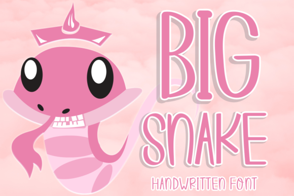 Big Snake: A Handwritten Font for Digital Creativity