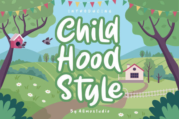 Childhood Style: A Playful Font for Creative Branding
