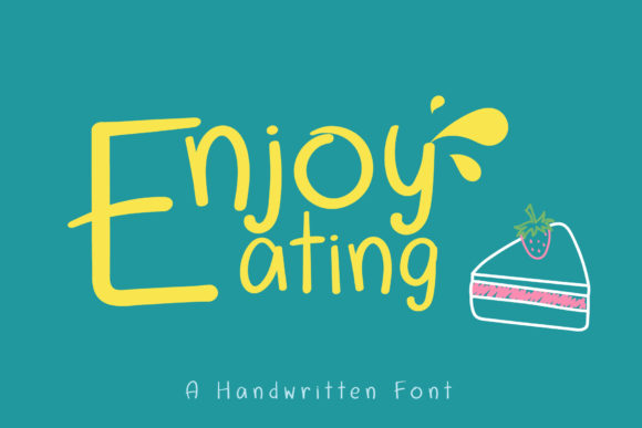 Enjoy Eating: A Playful Font for Memorable Branding