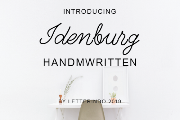 Idenburg: A Handwritten Font That Breathes Life Into Your Creations