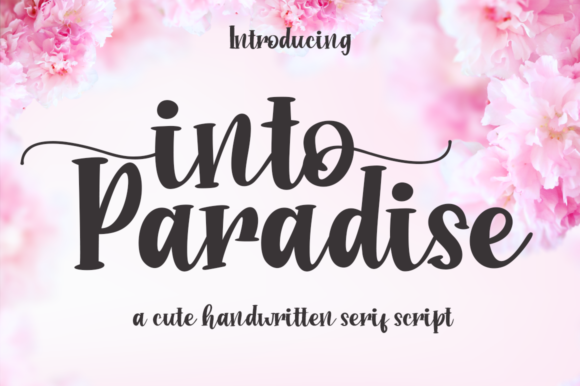 Into Paradise: A Script Font for Editorial Elegance