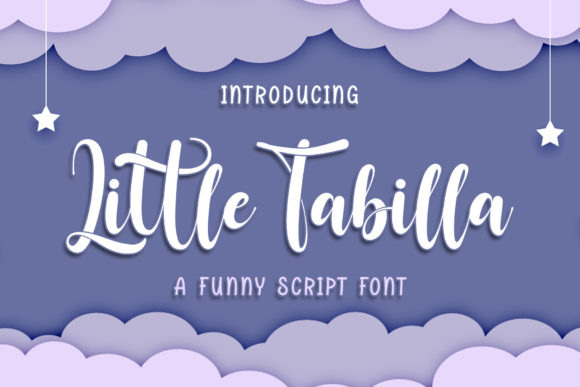Little Tabilla: A Playful Script Font for Editorial Design