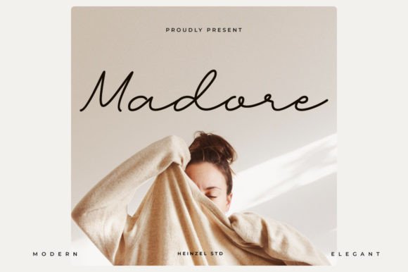 Madore: A Script Font That Elevates Digital Branding