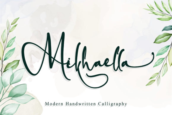 Mikhaella: A Script Font for Campaign Creativity