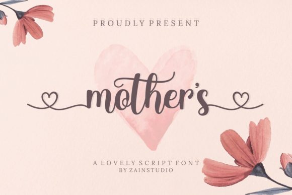 Mother’s Font: A Romantic Script for Handmade Creators