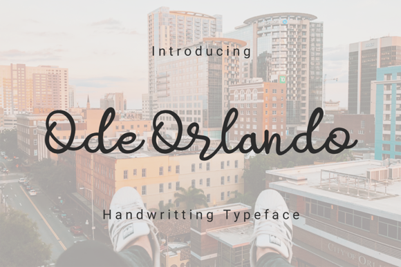 Ode Orlando: A Script Font for Elegant Web Design