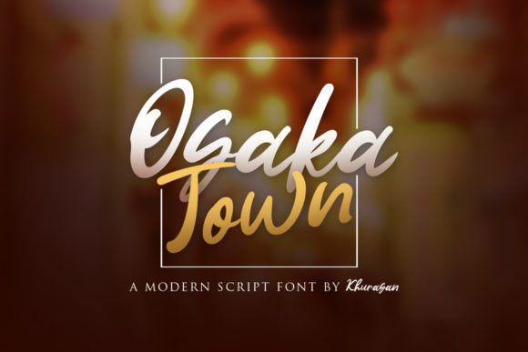 Osaka Town: A Timeless Script Font for Modern Branding