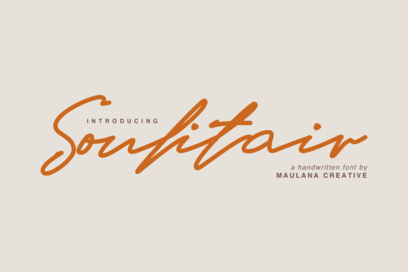 Soulitair: The Font That Elevates Your Brand